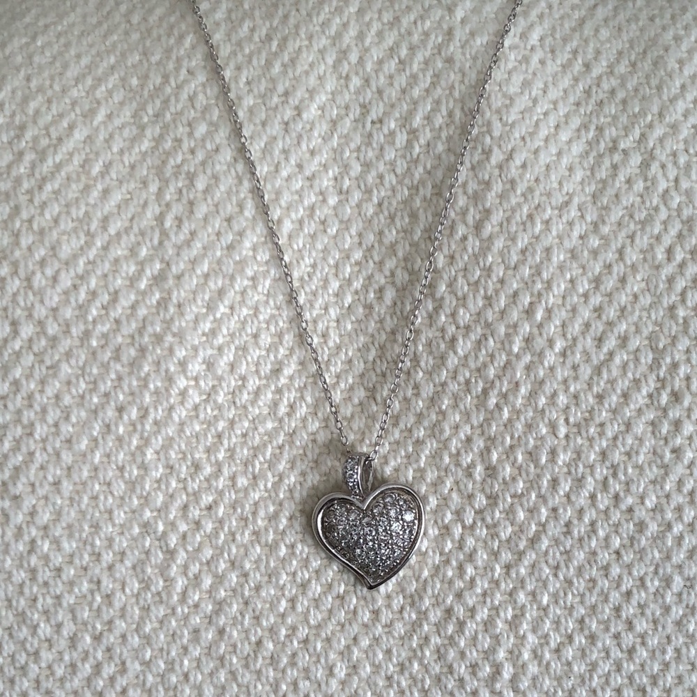 Silver Heart pendant & necklace